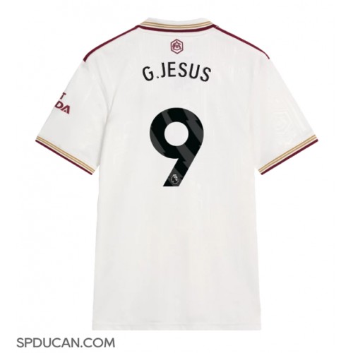 Muški Nogometni Dres Arsenal Gabriel Jesus #9 Rezervni 2025-26 Kratak Rukav